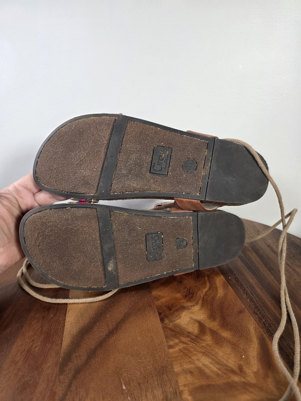 Circus by Sam Edelman Kerri Boho Gladiator Lace-Up Sandals Festival Size 8.5 - Picture 13 of 16
